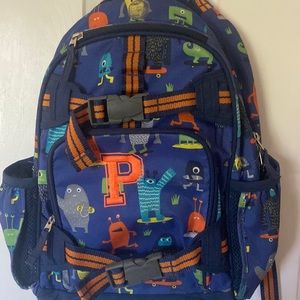 Pottery barn kids McKenzie size small monster backpack